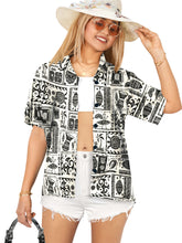 Load image into Gallery viewer, HAPPY BAY Womens Beach Hawaiian Ethnic Black Turtle P00635