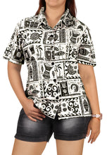 Load image into Gallery viewer, HAPPY BAY Womens Beach Hawaiian Ethnic Black Turtle P00635