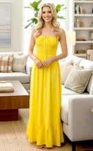 Load image into Gallery viewer, LA LEELA Long Maxi Solid Color Halter Neck Tube Dress For Women Everyday Casual P00729