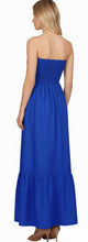 Load image into Gallery viewer, LA LEELA Long Maxi Solid Color Tube Dress For Women Everyday Casual P00734