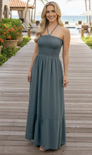 Load image into Gallery viewer, LA LEELA Women's One Size Beach Dress Tube Dress Grey P00745