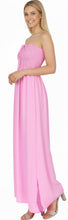 Load image into Gallery viewer, Tube Dress Maxi Skirt Beach Backless Sundress Halter Evening Casual Swimsuit P00759