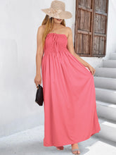 Load image into Gallery viewer, LA LEELA Women's Tube Dress Maxi Solid Smock Punch Plain P00760