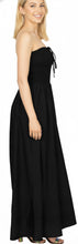 Load image into Gallery viewer, LA LEELA Long Maxi Solid Color Tube Dress For Women Everyday Black Casual P00769