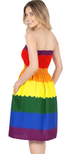 Cargar imagen en el visor de la galería, LA LEELA Women Short Stretchy Evening Dress L-XL P00829