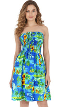 Load image into Gallery viewer, LA LEELA Women's Tube Dress Top Dress Evening One Size Sky Island P00945