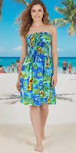 Load image into Gallery viewer, LA LEELA Women's Tube Dress Top Dress Evening One Size Sky Island P00945
