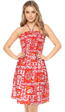 Cargar imagen en el visor de la galería, LA LEELA Women's Tube Dress Dress Evening Top One Size Ruby Sun P00964