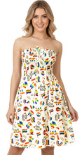 Cargar imagen en el visor de la galería, LA LEELA Women's Short Stretchy White,Pride P01024