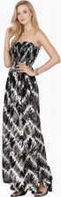 Load image into Gallery viewer, LA LEELA Long Maxi Tie-Die Feel Tube Dress For Black Women P01069