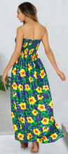 Load image into Gallery viewer, HAPPY BAY Women's Tube Dress Maxi Top Party One Size Cobalt Floral P01080