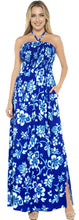 Cargar imagen en el visor de la galería, LA LEELA Long Maxi Floral Tube Maxi Dress For Women P01134