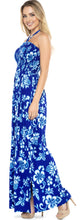 Cargar imagen en el visor de la galería, LA LEELA Long Maxi Floral Tube Maxi Dress For Women P01134