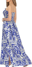 Load image into Gallery viewer, LA LEELA Long Maxi Halter Neck Tube Dress For Women P01144
