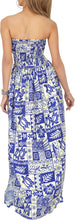 Load image into Gallery viewer, LA LEELA Long Maxi Halter Neck Tube Dress For Women P01144