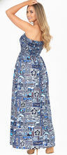 Load image into Gallery viewer, LA LEELA Long Maxi Tube Dress For Women Tropical P01151