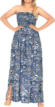 Load image into Gallery viewer, LA LEELA Long Maxi Tube Dress For Women Tropical P01151