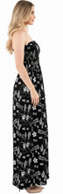 Load image into Gallery viewer, LA LEELA Women's One Size Beach Dress Tube Dress Black P01192