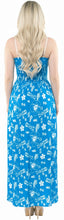 Load image into Gallery viewer, LA LEELA Women's One Size Beach Dress Tube Dress Blue P01193