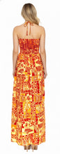 Cargar imagen en el visor de la galería, LA LEELA Long Maxi Tube Dress With Palm Tree And Leaves Print All Over P01202