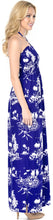 Cargar imagen en el visor de la galería, LA LEELA Long Maxi Tube Sapphire Palm Tree For Women P01205