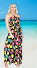 Load image into Gallery viewer, LA LEELA Long Maxi Tube Ink Flowers For Women P01207