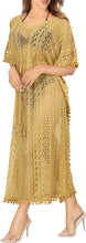 Load image into Gallery viewer, LA LEELA Women's Swimsuit Bikni Swimwear Women Relaxed Parties Cover Up Brown,Solid P02061