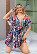 Load image into Gallery viewer, La Leela Women's Bikini cover up US Flag P03054