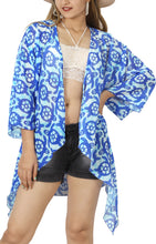 Load image into Gallery viewer, LA LEELA Women's Kimono Dodger, Turtle P03245