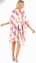 Load image into Gallery viewer, LA LEELA Women's Patriotic Duster Summer Cover Up P03295