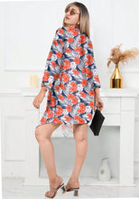 Load image into Gallery viewer, LA LEELA Women's Kimono Navy, Floral P03362