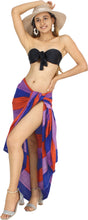Load image into Gallery viewer, LA LEELA Swimsuit Cover-Up Sarong Beach Wrap Skirt Hawaiian Sarongs P04128