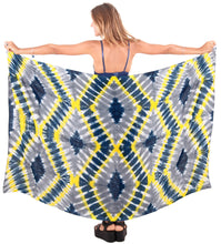 Load image into Gallery viewer, LA LEELA Womens Beach Swimsuit Cover Up Sarong Swimwear Cover-Up Wrap Skirt Plus Size Large P04224