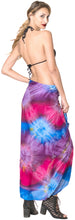 Load image into Gallery viewer, La Leela Women's Tie Dye Rayon Sarong Royal Blue_4706 Tie Dye P04260