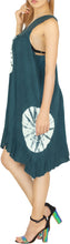 Load image into Gallery viewer, LA LEELA Women's Summer Loose Vacation House Wear Swing Dresses GREY P04561