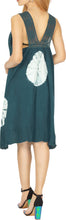 Load image into Gallery viewer, LA LEELA Women's Summer Loose Vacation House Wear Swing Dresses GREY P04561