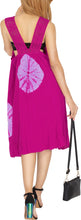 Load image into Gallery viewer, LA LEELA Women's Summer Loose Vacation House Wear Swing Dresses PINK P04565