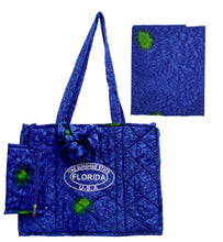 Cargar imagen en el visor de la galería, Beach  Pool Tote Bag + Purse + Beach Wrap Ethnic Blue P04697