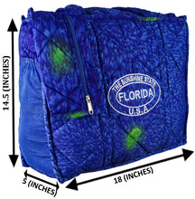 Cargar imagen en el visor de la galería, Beach  Pool Tote Bag + Purse + Beach Wrap Ethnic Blue P04697