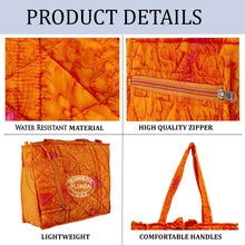 Load image into Gallery viewer, Beach Pool Tote Bag + Purse + Beach Wrap Orange P04702