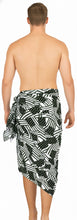 Load image into Gallery viewer, Men's Patriotic American Flag Sarong Swim Trunk Red Blue P05257