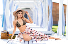 Load image into Gallery viewer, LA LEELA Women's 4th July USA Patriotic US Flag Peach Red P06204