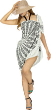 Load image into Gallery viewer, White Mandala Non-Sheer Mandala Print Beach Wrap For Women P06230