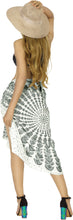 Load image into Gallery viewer, White Mandala Non-Sheer Mandala Print Beach Wrap For Women P06230