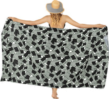Load image into Gallery viewer, LA LEELA Women's 4th July USA Patriotic US Flag Black P06315