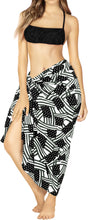 Load image into Gallery viewer, LA LEELA Women's 4th July USA Patriotic US Flag Black P06315