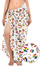 Load image into Gallery viewer, La Leela Non-Sheer White Pride Celebration For Women P06559