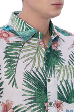 Load image into Gallery viewer, HAPPY BAY Mens Hawaiian Shirts Green Leaves P07218