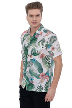 Load image into Gallery viewer, HAPPY BAY Mens Hawaiian Shirts Green Leaves P07218