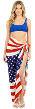 Load image into Gallery viewer, LA LEELA Women's 4th July USA Patriotic US Flag Red Blue P07399